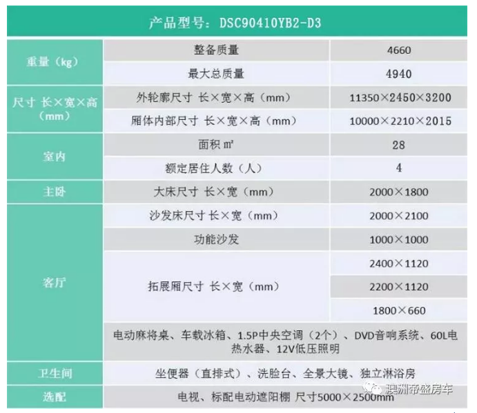 帝盛房車-11米VIP款營地房車(圖1)